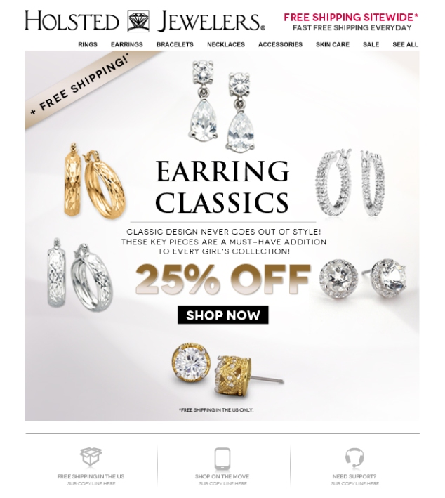 Earring Classics | 25% Off + Free Shipping Sitewide.